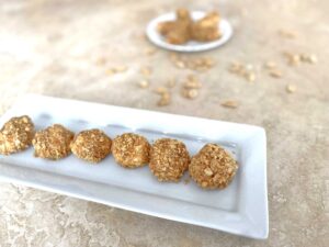 Plated Salted Nut Balls - Homemade